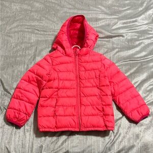 Gap Hot Pink Puffer Jacket